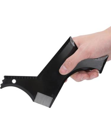 Beard Shaping Tools Men'S Beard Template Beard Styling Black Plastics Hairline Trimming Beard Shaping Tool For Conditioners Beard Shaping Template Beard Beauty Template - Buy Online on GoSupps.com