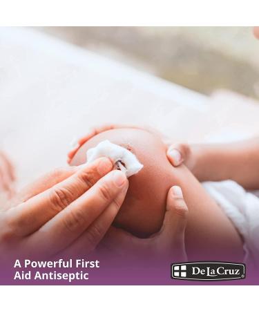 De La Cruz Gentian Violet Tincture 1% - 2 FL OZ (3 Bottles) - First Aid Antiseptic - Buy Online on GoSupps.com