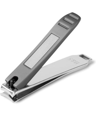 H&S Stainless Steel Nail Clipper Set - Large & Small Fingernail & Toenail Clippers with Case for Easy Storage - Classic Nail Scissors & Snap Tool - Buy Online on GoSupps.com