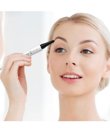 Waterproof Eyebrow Eyebrow Pencil Eyebrows With 4 Micro-Fork Tip Long-lasting Waterproof Eyebrow And Smudgeproof Brow Eyebrow Contouring Micro-Fork Tip Applicator For Women Makeup Black - Buy Online on GoSupps.com