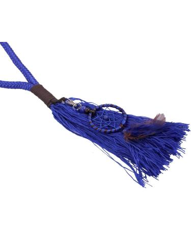 ARBO-INOX Knotted Halter Reins Neck Ring Combo Set - Cob Thoroughbred Blue | Premium Equestrian Gear for International Shipping - Buy Online on GoSupps.com