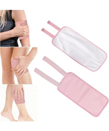 Reusable Castor Oil Packs - Essential Oil Compression for Knee & Leg Relief - Anulely Pink - Buy Online on GoSupps.com
