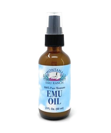 Montana Emu Ranch Co. 100% Pure Emu Oil 2 oz Liquid - Natural Moisturizer (Pack of 1) - Buy Online on GoSupps.com