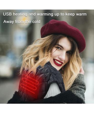 Jqual Heating Pillows for Neck & Shoulders - Portable USB Neck Wrap 20x24 Automatic Shutdown - Perfect for Travel Camping & Outdoors - Black - Buy Online on GoSupps.com