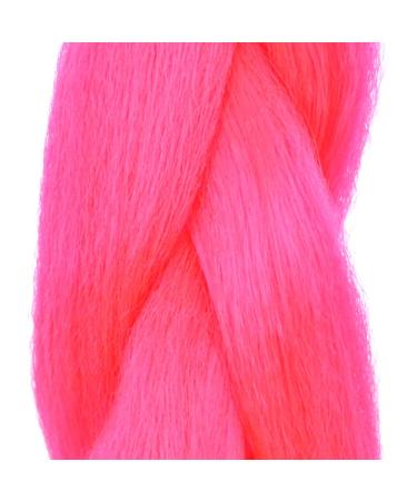 Mybraids Premium 2m Long 1-Colored Braid Hair - Perfect for Rasta Braids Dreads Crochet Twist & Box Braids - Art Hair Extensions (14-Y Pink) - Buy Online on GoSupps.com