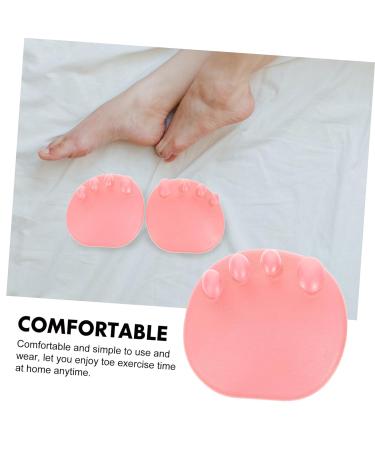 LALAFINA Toe Correctors 1 Pair - Arch Trainer, Bunion Splint, Toe Separator - Thumb Splint for Big Toe - Pink Gel - Sports Accessories - Reliable and Convenient Straightener - Buy Online on GoSupps.com