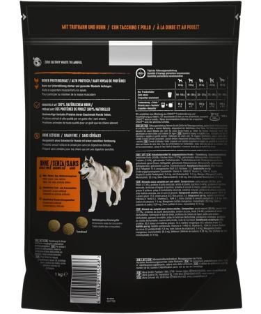 Crave Dry Food for Adult Dogs 1+ - With Chicken and Turkey - 1 sachet (1 x 1 kg) - Buy Online on GoSupps.com