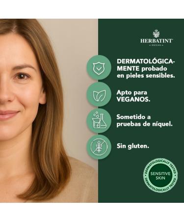  Herbatint Herbatint 6N Dark Blonde Permanent Hair Color Gel 170ml Ammonia Free 100% Grey Coverage For Sensitive Skin With 8 Organic Natural Extracts - Buy Online on GoSupps.com