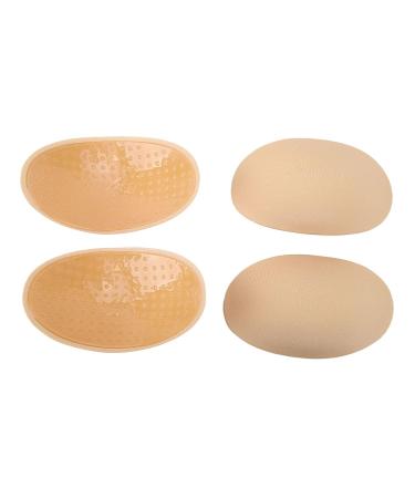 2 Pairs Self-Adhesive Shoulder Pads Breathable & Comfortable Skin Color Push Up Pads for Dresses | Reusable & Anti-Slip - Buy Online on GoSupps.com