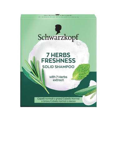 Schwarzkopf 7 Herbs Fresh Solid Shampoo 60 gr