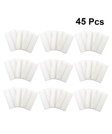 FOMIYES 45 Sheets Stickers Single Side Eyelid Tapes Eyelid Tape Fiber Adhesive Tape Invisible Man Catheter Size 1 White - Buy Online on GoSupps.com