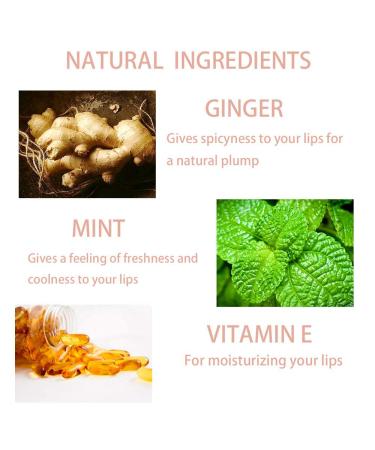 Wutian Lip Plumper Set - Natural Lip Enhancer for Fuller Lips - Hydrating Serum to Reduce Fine Lines - Rose Lip Care Duo - Buy Online on GoSupps.com