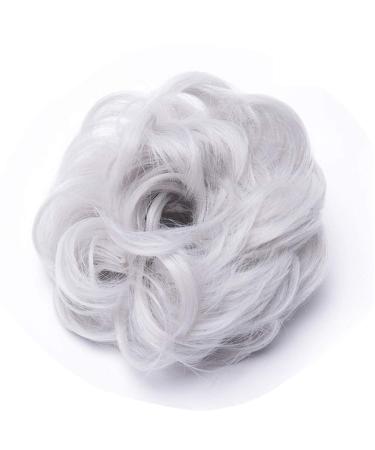 Synthetic Fungus Hair Curly Hair Extension Set Ponytail Hair Tail Wig Curly Hair United States grey