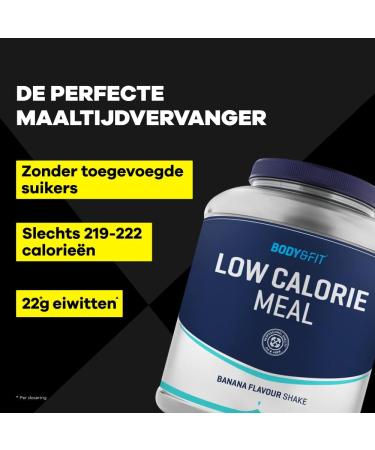  Body & Fit Body & Fit Low Calorie Meal Replacement Banana Food Replacement 1.05 kg (18 Shakes) - Buy Online on GoSupps.com