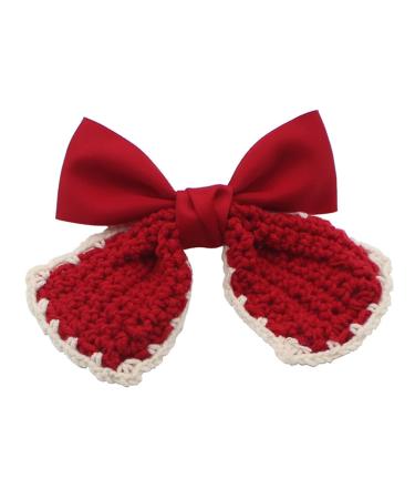 FOMIYES 1pc Hairpin Bows Hair Clip Bowknot Hair Clips Bows Hair Holder Bow Hair Clip Christmas Hair Barrettes Girls Hair Accessories Girl Bows Hair Bow Child Spring Clip Fabric Sweet