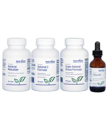 Dr. Wilson's Adrenal Fatigue Protocol kit for Adrenal Support HPA Large