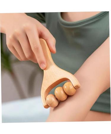 Premium 3PC Wooden Hand Roll & Massage Roller Set - Multifunctional Body Therapy Tools for Ultimate Relaxation - Buy Online on GoSupps.com