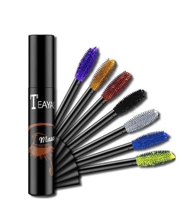 Eyret Waterproof Colorful Mascara - Long-Lasting, Smudgeproof & Fast Dry - for Curling, Lengthening & Thickening Eyelashes - Silver - Beauty Makeup for Women and Girls - Buy Online on GoSupps.com
