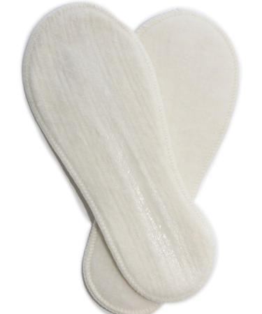 Soft Merino Wool Insoles - Natural White Size 32 - Comfortable Eco-Friendly Foot Support for All-Day Wear - Buy Online on GoSupps.com