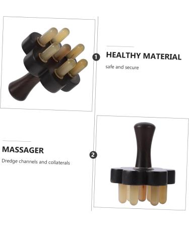 SkiSuno Portable Gua Sha Massage Tool - Scalp Cleaning Brush & Head Massage Device (7.5x6cm Black) - International Shipping Available - Buy Online on GoSupps.com