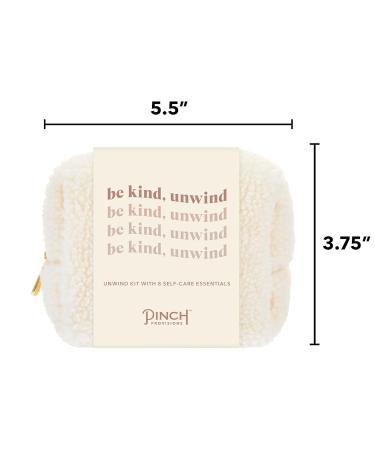 Pinch Provisions Be Kind UnWind Kit | 8 Luxury Self Care & Spa Essentials - Perfect Gift for Birthdays Bachelorette Christmas & More - Buy Online on GoSupps.com
