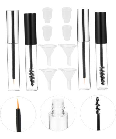  Mikinona Mikinona 6 Sets Cosmetic Transfer Tube and Container Refillable Mascara DIY Clear Mini Eyelash Curls Ml Lip Kit Interior Makeup Funnels Tubes Cream - Buy Online on GoSupps.com