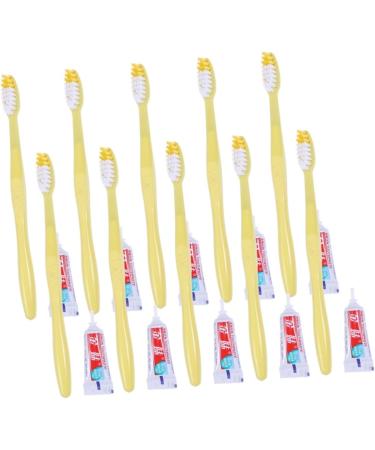 Buy Homsfou 30 pcs Travel Toothbrush & Toothpaste Set - Disposable Hotel Supplies for VIP Travel - Compact Travel Size - Buy Online on GoSupps.com