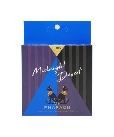 EBIN NEW YORK Pharaoh Eye Shadow Palette - Midnight Desert | High-Pigmented Long-Lasting Matte Eyeshadows 7 Colors with Mirror | International Shipping Available - Buy Online on GoSupps.com