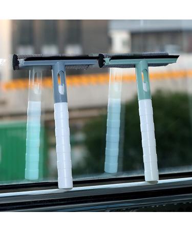3 in 1 Spray Wipe Window Glass Brush Cleaner Washing Scraper Green - Buy Online on GoSupps.com