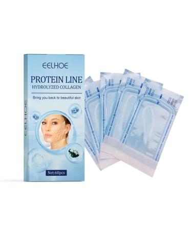 KKPLZZ 60 PCS Soluble Protein Thread Lifting Collagen Silk Threads for Skin Lifting Tightening Collagen Silk Threads for Lifting Skin Tightening and AntiAging