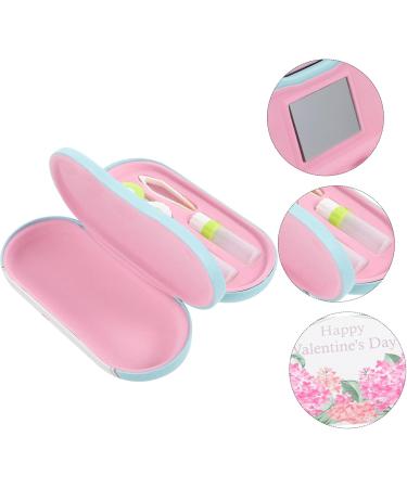 Shop JECOMPRIS Double-Layer Glasses & Storage Case | Versatile Travel Accessories for Tweezers Breast Milk & Contact Lens Solutions International Shipping Available! - Buy Online on GoSupps.com