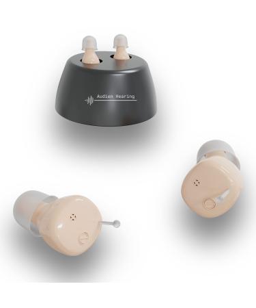 Audien Hearing EV3 Rechargeable Hearing Amplifier to Aid and Assist Hearing, Rechargeable and Nearly Invisible