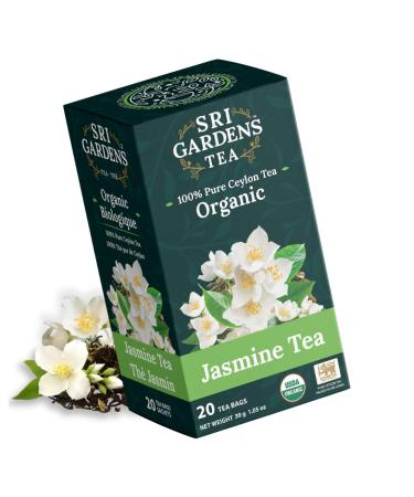 Sri Gardens Tea Jasmine Tea Bags 20 count