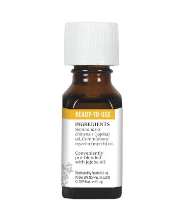 Buy Aura Cacia Myrrh Essential Oil in Jojoba Oil | 0.5 fl. oz. | Pure Commiphora Myrrha - International Shipping Available - Buy Online on GoSupps.com