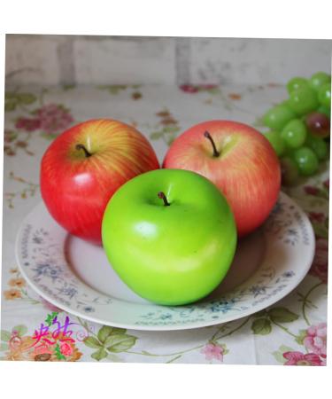 DECHOUS Toys 120 Pcs Kitchen Food Toy Artificial Dollhouse Fruit Figurine Simulation Mini Green Wedding Party Prop Green Model Vegetables Decorative Fake s Mini Toy Accessories Fake Fruit Greenx3pcs 3.5X3.5CMx3pcs - Buy Online on GoSupps.com