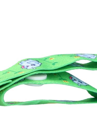 Shop Safe & Stylish Baby Pacifier Clip - Adjustable Anti-Drop Chain Holder for Infants & Toddlers (Green) - Buy Online on GoSupps.com
