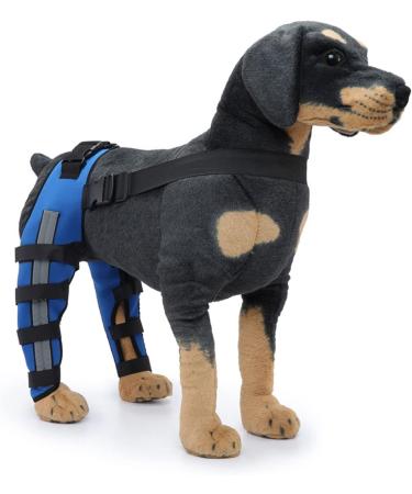 Jauarta Dog Hind Leg Brace Breathable Elastic Shockproof Dog Leg Protector for Pets and Dogs (L) - Buy Online on GoSupps.com