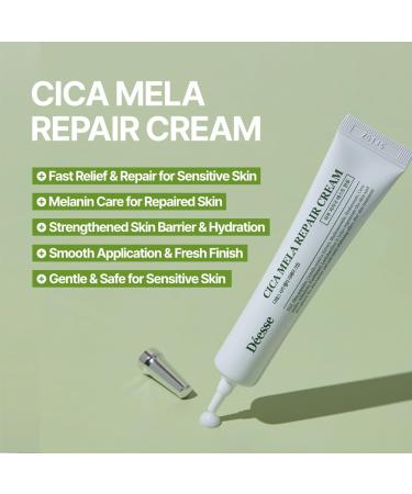 D esse CICA MELA REPAIR CREAM Korean Pharmacy Skincare for Strengthening Skin Barrier Pigmentation Care & Calming Troubled Skin Ideal for Post-Laser Treatments - Buy Online on GoSupps.com