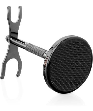 St rtebekker Premium Black Stainless Steel Shaving Rack - High-Quality Razor & Brush Holder | Non-Slip Bathroom Accessory | Perfect Gift for Men - Buy Online on GoSupps.com