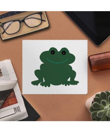 Buy 2 x 'Smiling Frog' Microfiber Lens/Eyeglass Cleaning Cloths | International Shipping Available - Buy Online on GoSupps.com