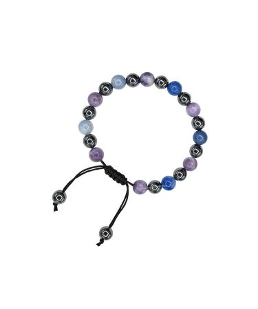 Gemstone Stop Drinking Alcohol Manifestation Bracelet Lepidolite Blue Aventurine Hematite -  Quit Alcohol - Buy Online on GoSupps.com