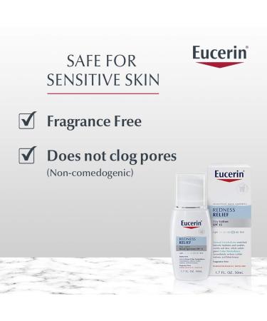 Eucerin Redness Relief Day Lotion SPF 15 - 1.7 fl. oz. - Neutralizes Redness, Protects Skin - Buy Online on GoSupps.com