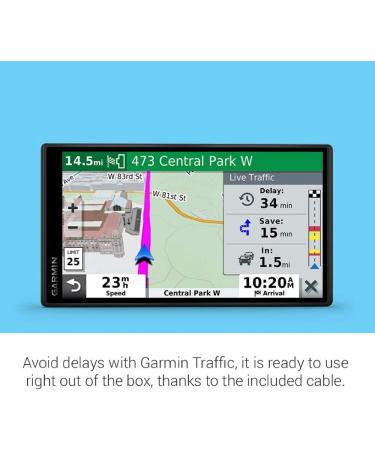 Garmin DriveSmart 55 & Traffic: GPS Navigator with a 5.5 Display  Hands-Free Calling  Included Traffic alerts and Information to enrich Road Trips (Renewed) - Buy Online on GoSupps.com