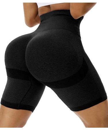 Buy Mesing Women's Scrunch Butt Cycling Shorts Opaque Push-Up Hot Pants for Gym Yoga & Workout - Size M Black - Buy Online on GoSupps.com