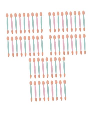 Hemoton 3 Sets Eye Shadow Brush Eye Shadow Sponge Eyeliner Brush Foundation Brush for Liquid Makeup Plastic