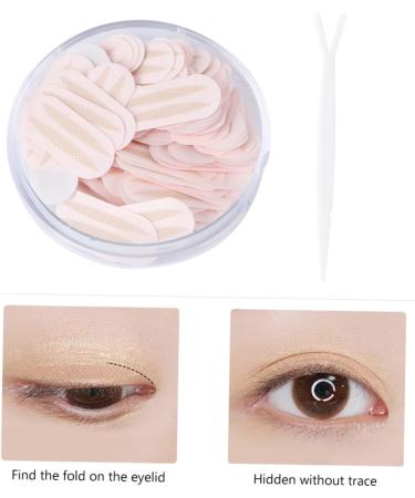 Beavorty 2pcs Patch Natural Large Eyes Double Mesh Sticker Decals Lace Seamless Female Styles Eyelid 6x6cm As Shown - Buy Online on GoSupps.com