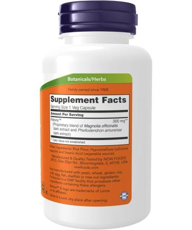 NOW Supplements Relora 300mg Capsules 120 Count - Buy Online on GoSupps.com