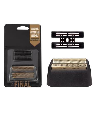 Professional Shaver Shaper Replacement Super Close Gold Foil and Cutter Bar Assembly, Super close Shaving for Professional Barbers and Stylists,Compatible with Wahl 5 Star Series Model 7043(Gold) - Buy Online on GoSupps.com