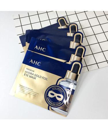AHC Premium Hydra Gold Foil Eye Mask 7ml (Pack of 5) - Hydrating and Anti-Aging Skincare Solution - Buy Online on GoSupps.com