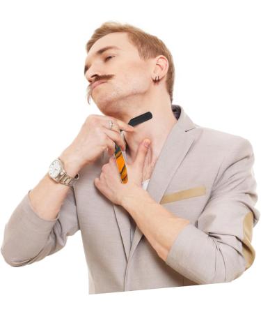 Angoily 3-in-1 Men's Facial Razor Safe Manual Razor for Face & Hand | Premium Grooming Tools - Buy Online on GoSupps.com